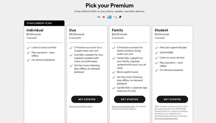 Tidal Price Plans