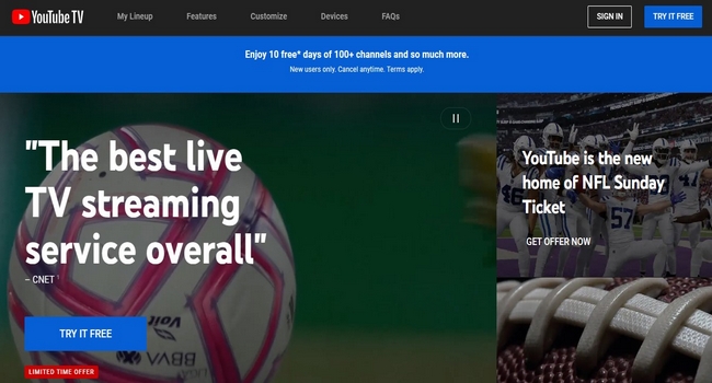 YouTube TV
