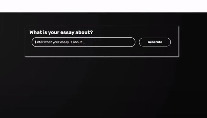 generate essay caktus ai