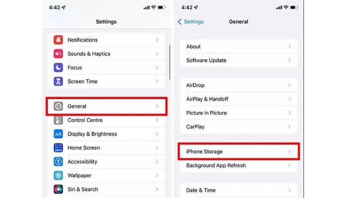 iPhone Storage