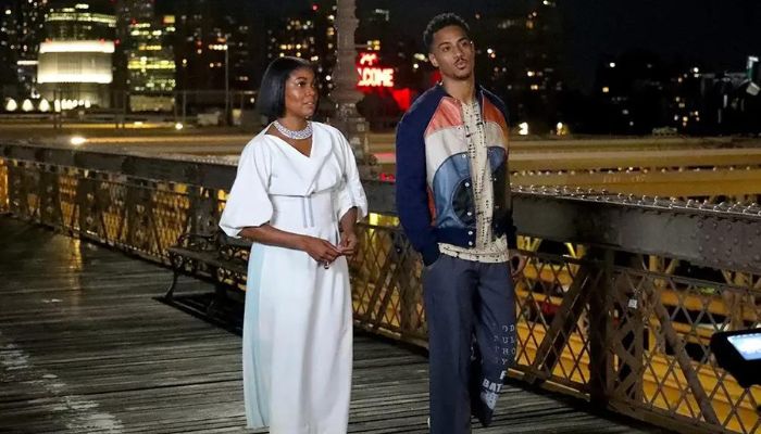 the perfect find filming on bridge in new york city