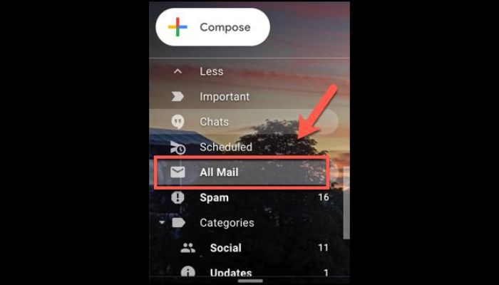 All mail