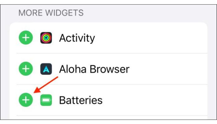 Battery Widget