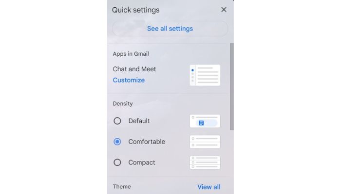 Check Gmail Filter Settings