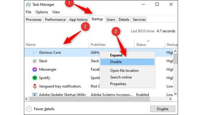 Disable The Antivirus Software