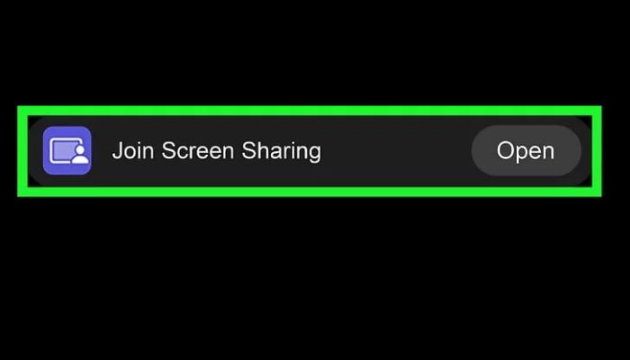 Join Screen Sharing
