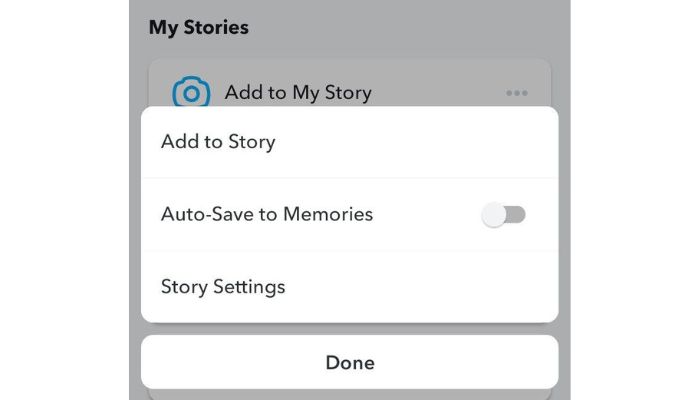 My stories snapchat