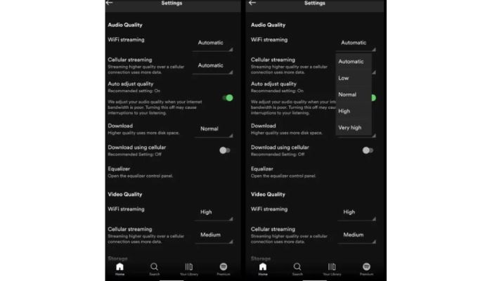 Quality Settings