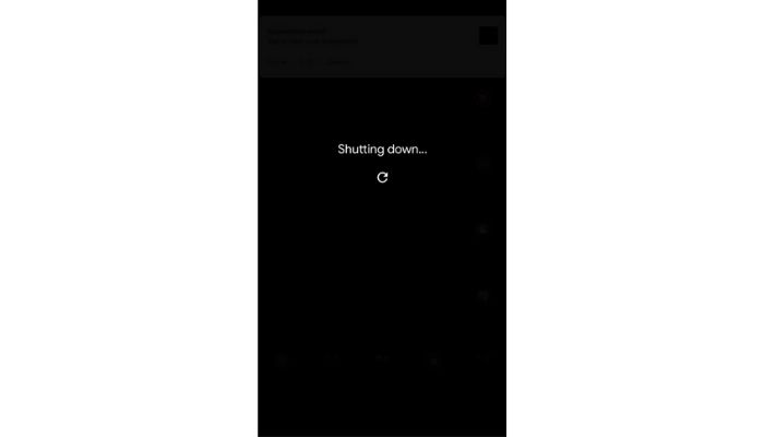 Restart the application