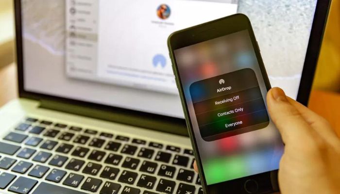 Settings of Airdrop