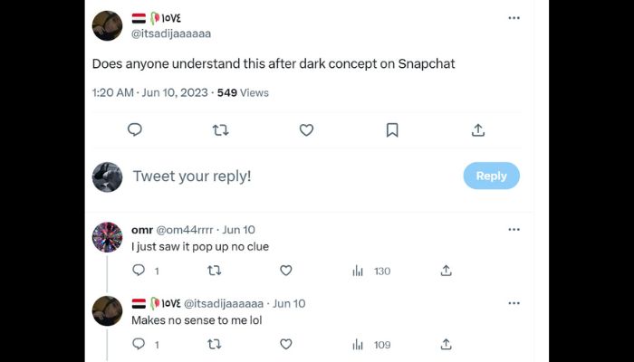 Snapchat Dark Story info