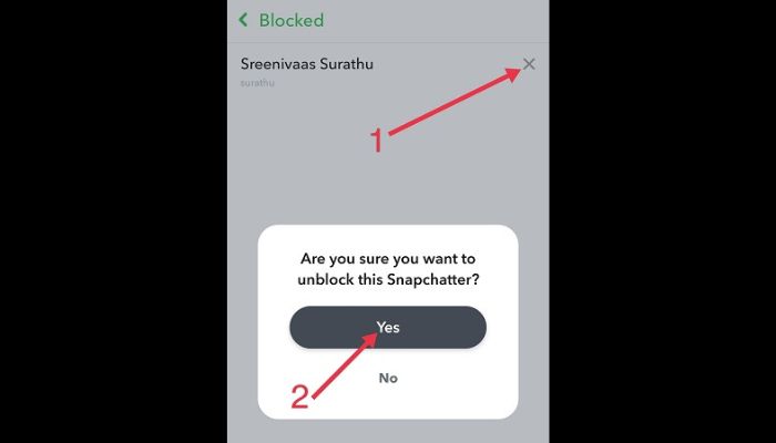 Unblock On Snapchat