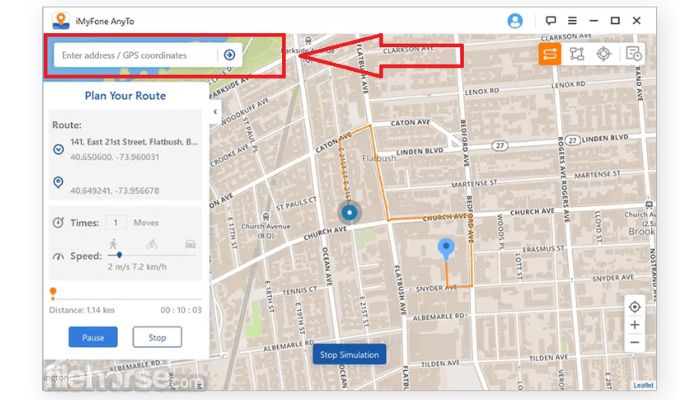 iMyFone AnyTo location