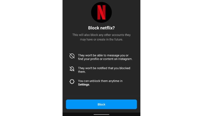 Block netflix