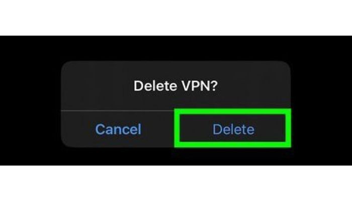 Delete Your VPN