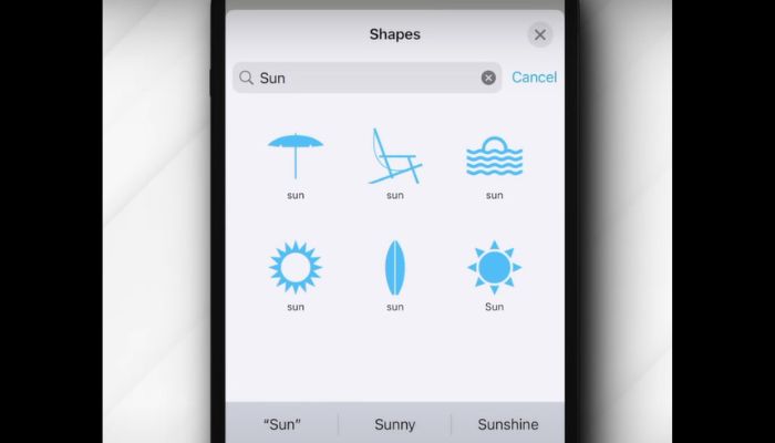Freeform app shapes