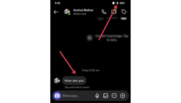 Instagram Airplane Mode