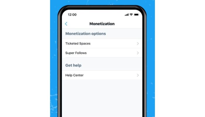 Monetization section