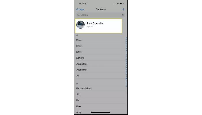 Select Your Name Card