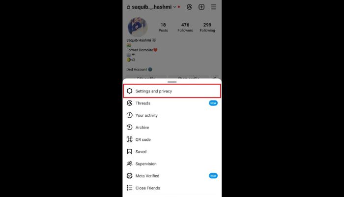 Settings And Privacy Threads