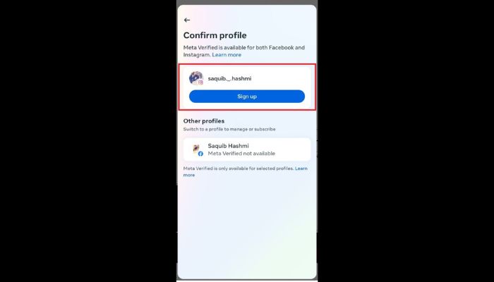 Sign Up
