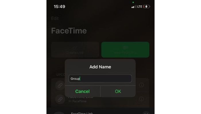 Tap Add Name