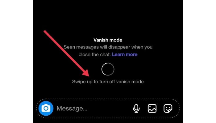 Turn Off Vanish Mode On Instagram