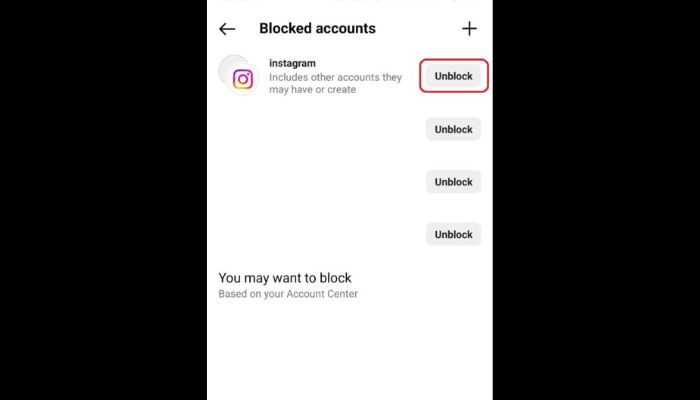 Unblock on Threads