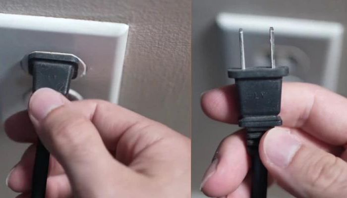 Unplug And Replug The TV