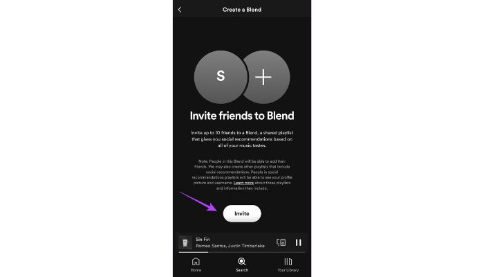 invite blend