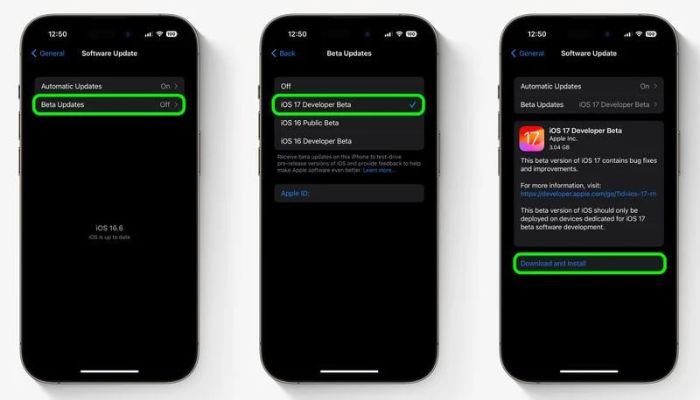 ios-17 Developer Beta