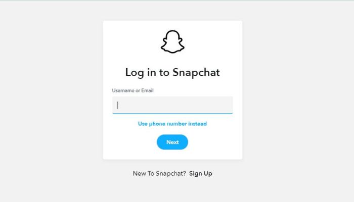 log into snapchat pc