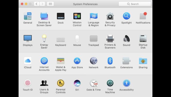 mac preferences-