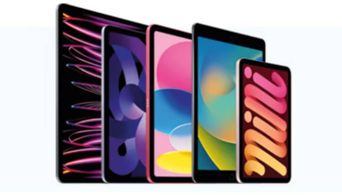 ipad storage capacity 