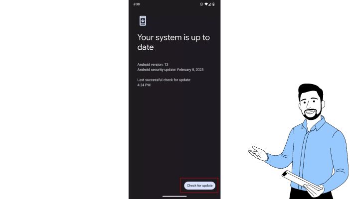 Check for updates on your device