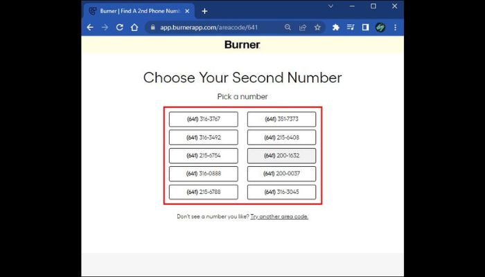 Choose any number