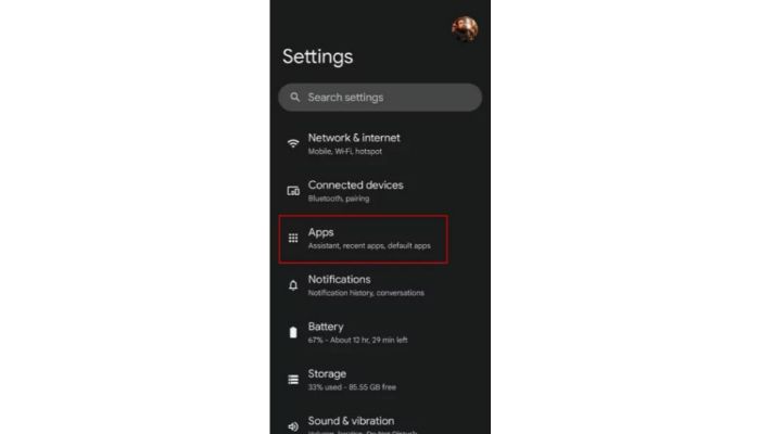 Clear the App Cache
