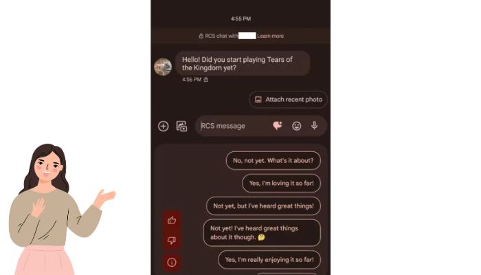 Generated responses