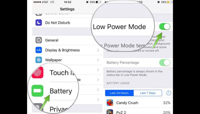 Low Power Mode turn off