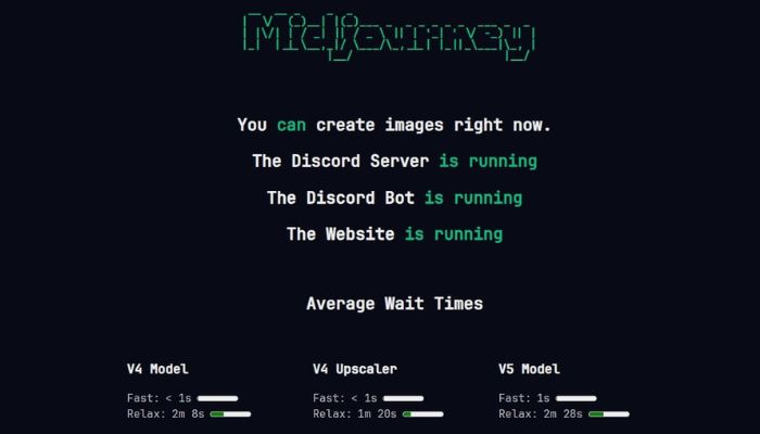 Midjourney Status