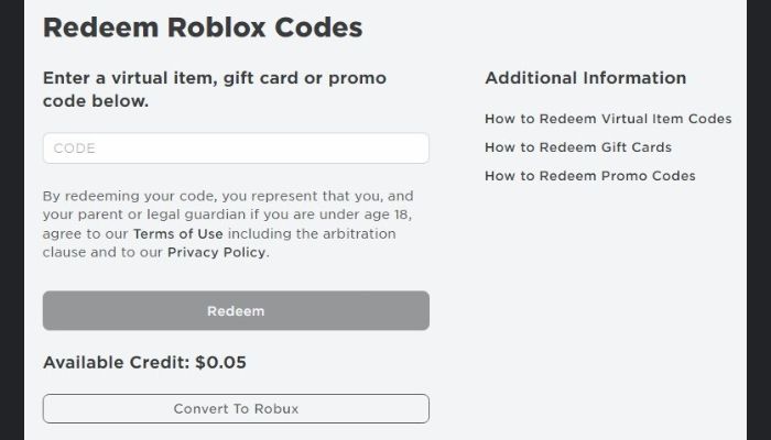 Redeem GC