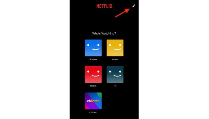 Tap on the Pencil icon