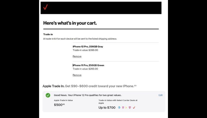 Verizon Deals on iPhone