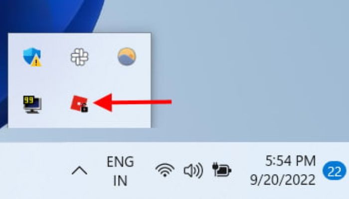 Windows overflow menu