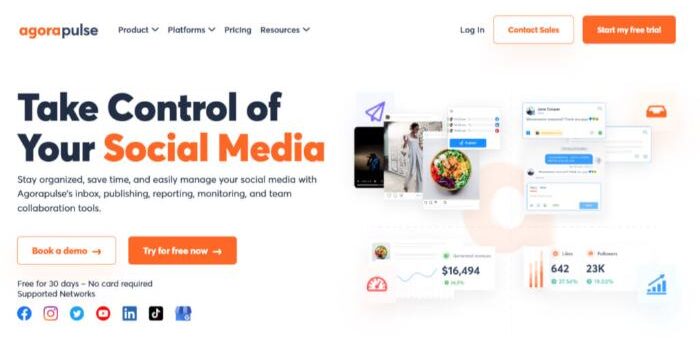 Agorapulse agency social medial tool
