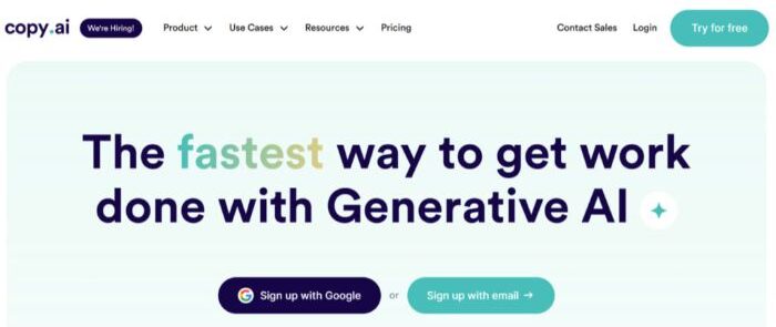Copy AI script writer