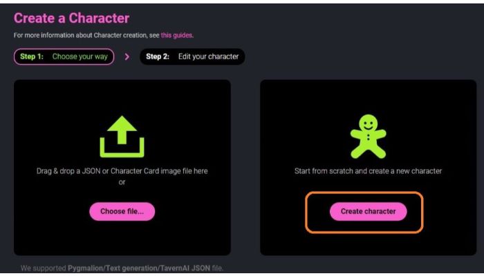Create-character