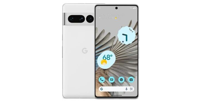 Google Pixel 7 Pro silver