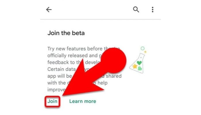 Join whatsapp Beta on playstore