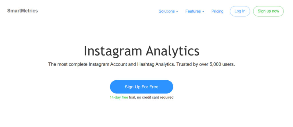 Smartmetrics Instagram Analytics Tools